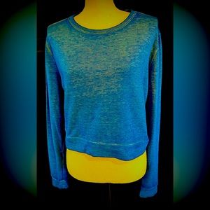 Forever 21, Size Large Cobalt Blue Sweatshirt